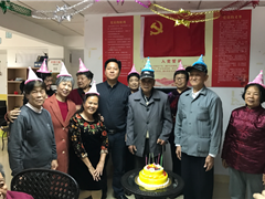 第一季度北堤社区“春暖花开”长者生日会